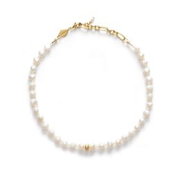 ANNI LU STELLAR PEARLY ANKLET GOLD